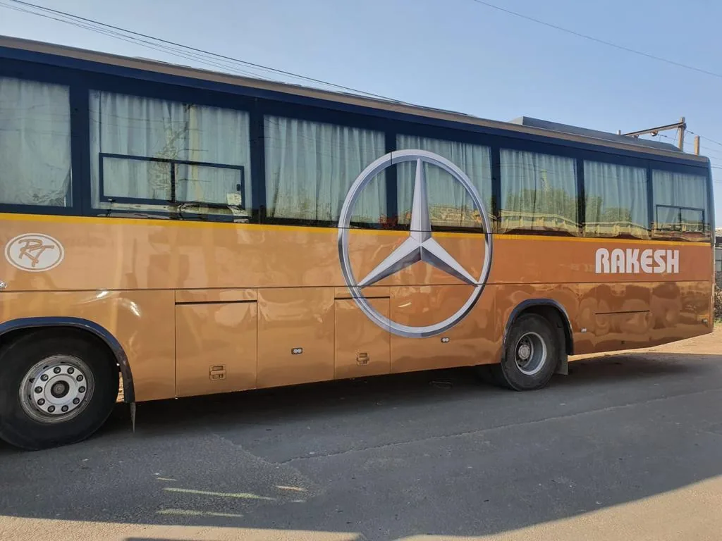 Rakesh Travels brown coach